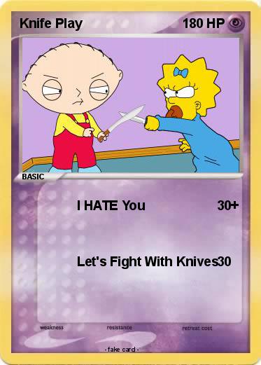 Pokemon Knife Play
