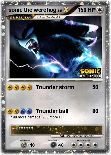 Pokemon sonic the werehog