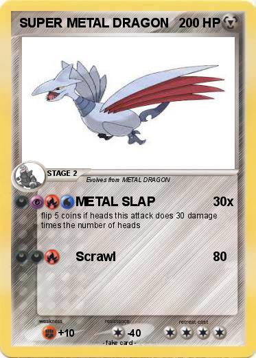 Pokemon SUPER METAL DRAGON