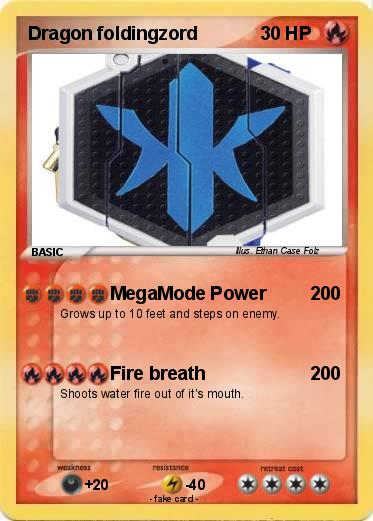 Pokemon Dragon foldingzord