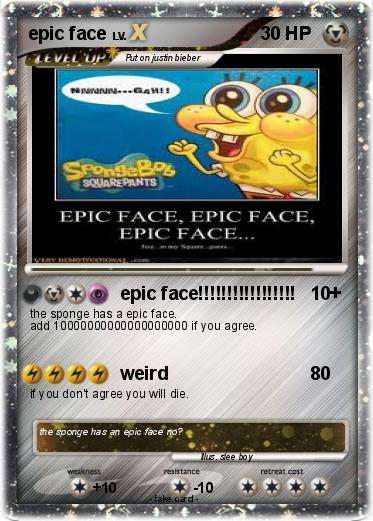 Pokemon epic face