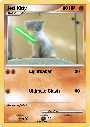 Pokemon Jedi Kitty