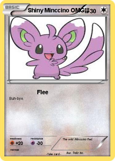 Pokemon Shiny Minccino OMG!!!