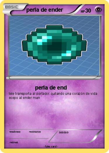 Pokemon perla de ender