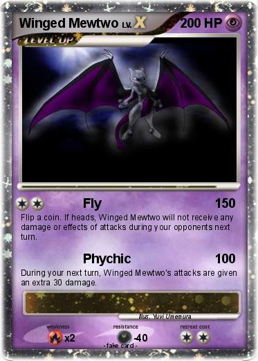 Pokemon Winged Mewtwo