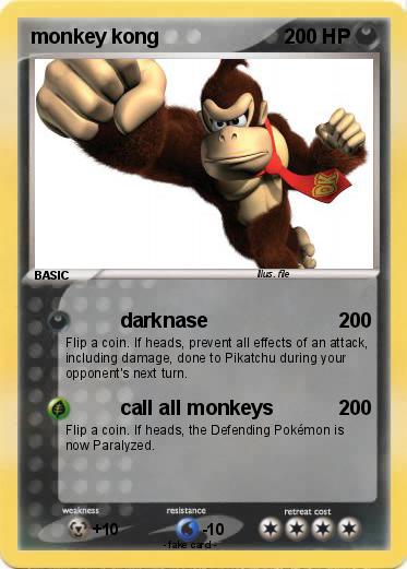 Pokemon monkey kong