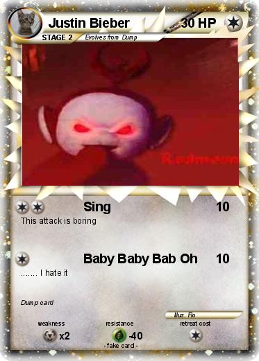 Pokemon Justin Bieber