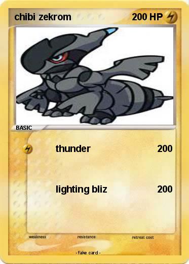Pokemon chibi zekrom