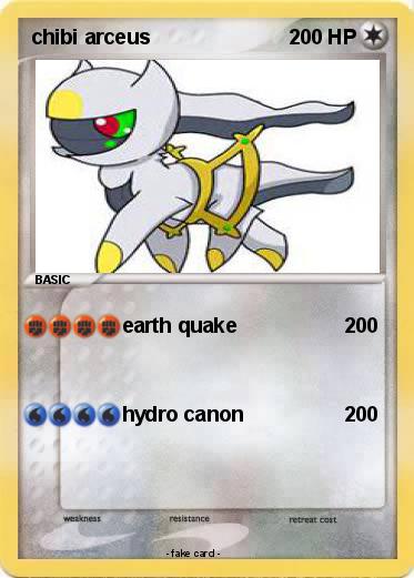 Pokemon chibi arceus