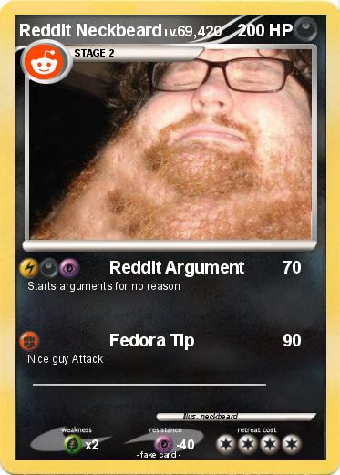 Pokemon Reddit Neckbeard