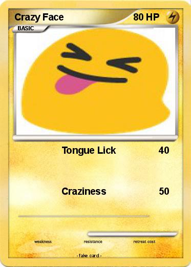 Pokemon Crazy Face