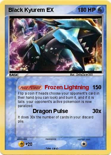Pokemon Black Kyurem EX
