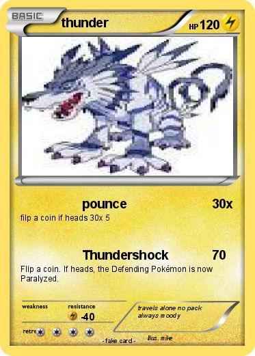 Pokemon thunder