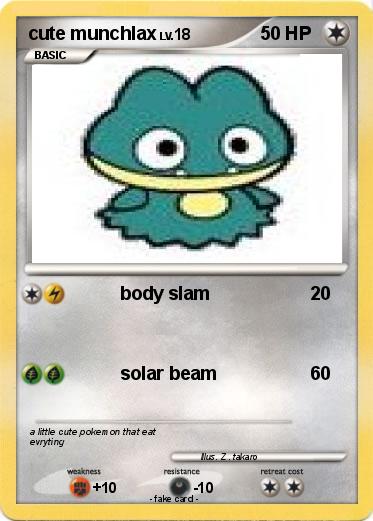 Pokemon cute munchlax