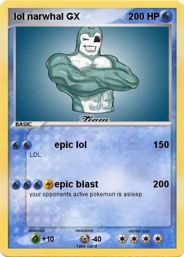 Pokemon lol narwhal GX