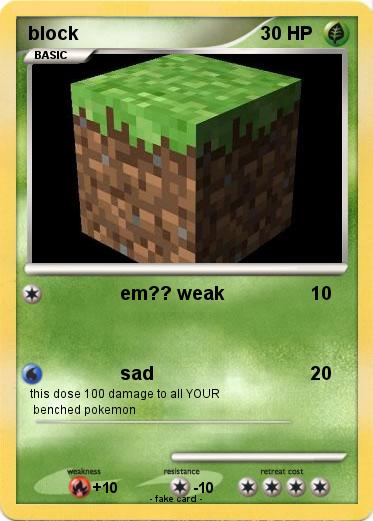 Pokemon block