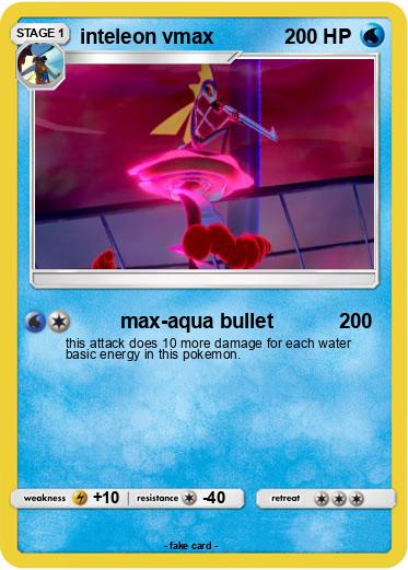 Pokemon inteleon vmax
