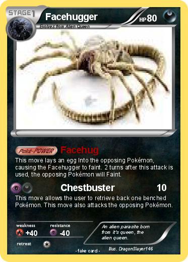Pokemon Facehugger
