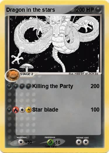Pokemon Dragon in the stars