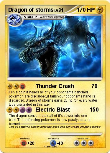 Pokemon Dragon of storms