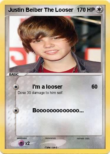 Pokemon Justin Beiber The Looser