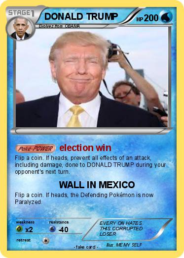 Pokemon DONALD TRUMP