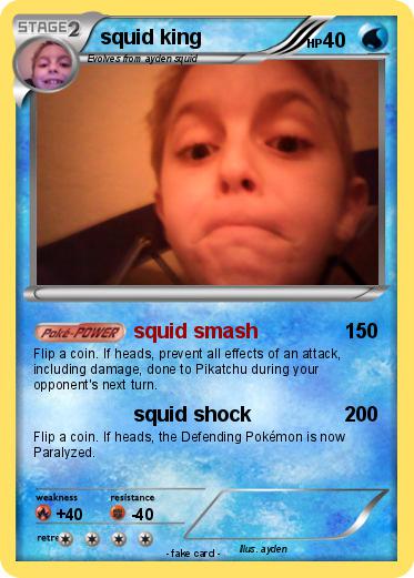 Pokemon squid king