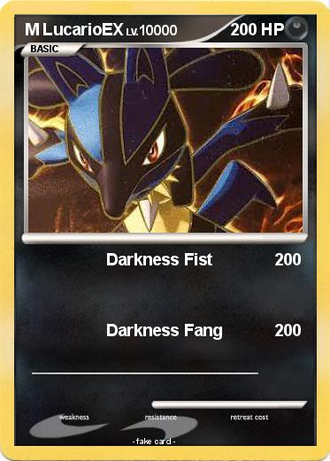 Pokemon M LucarioEX