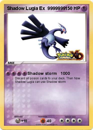 Pokemon Shadow Lugia Ex  9999999     