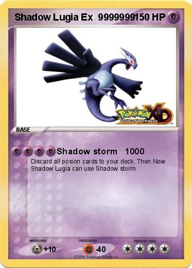 Pokemon Shadow Lugia Ex  9999999     