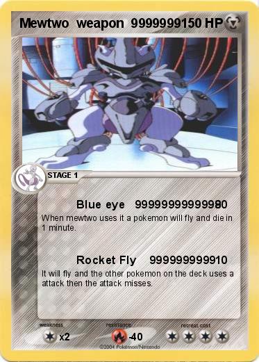 Pokemon Mewtwo  weapon  9999999
