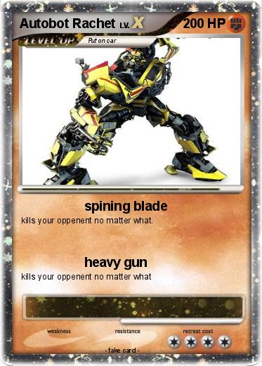 Pokemon Autobot Rachet
