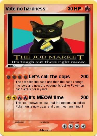 Pokemon Vote no hardness
