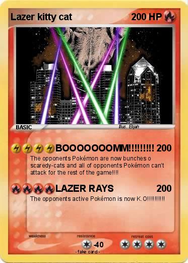 Pokemon Lazer kitty cat