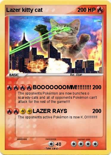 Pokemon Lazer kitty cat