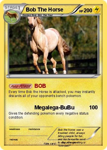 Pokemon Bob The Horse
