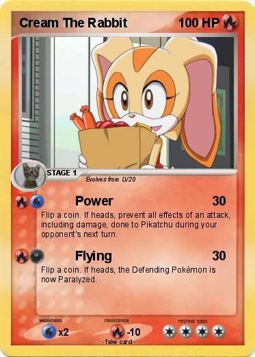 Pokemon Cream The Rabbit