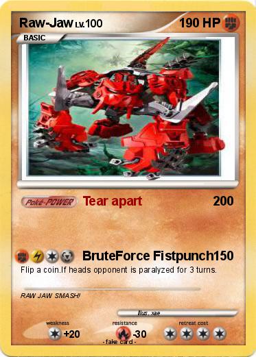 Pokemon Raw-Jaw