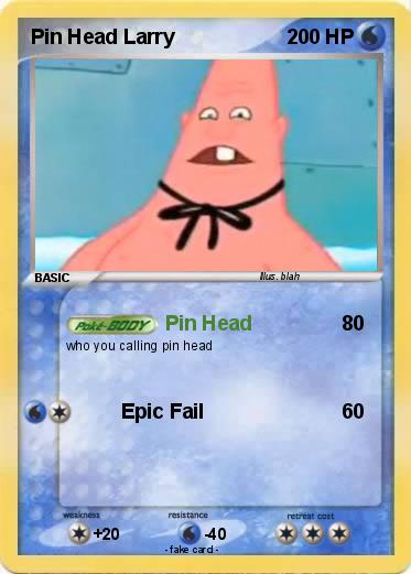 Pokemon Pin Head Larry