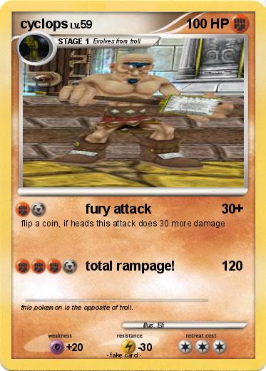Pokemon cyclops