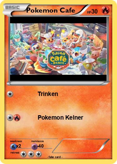 Pokemon Pokemon Cafe