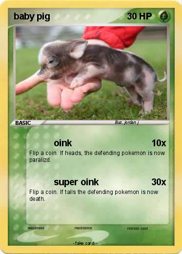 Pokemon baby pig