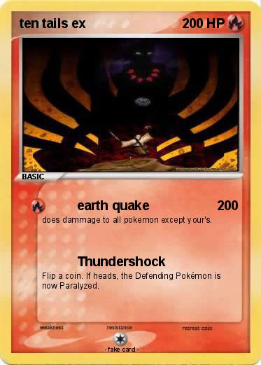 Pokemon ten tails ex