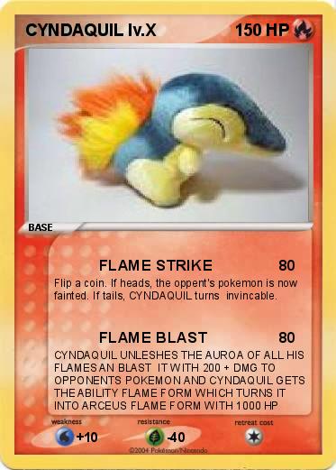 Pokemon CYNDAQUIL lv.X