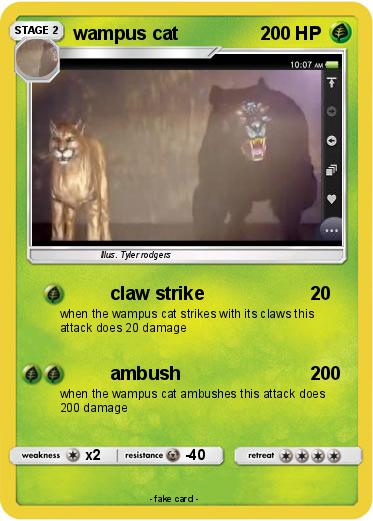 Pokemon wampus cat