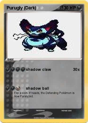 Pokemon Purugly (Dark)