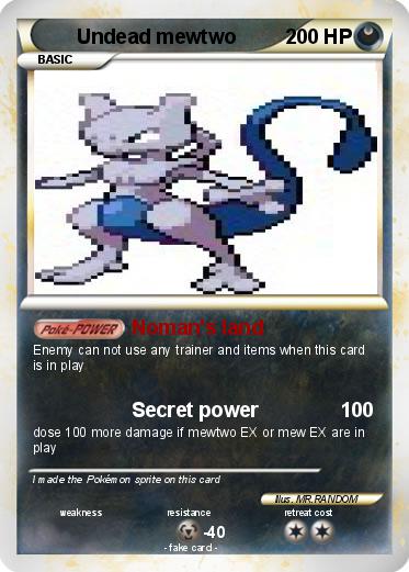 Pokemon Undead mewtwo