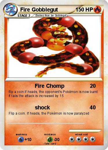 Pokemon Fire Gobblegut