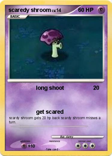 Pokemon scaredy shroom