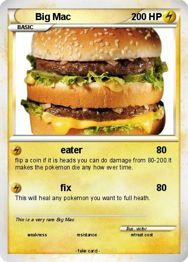 Pokemon Big Mac